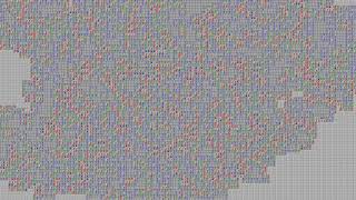 Minesweeper AI solving 128 x 72 maze