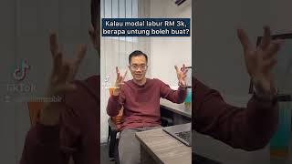Untung saham berapa percent yang cun? #shorts