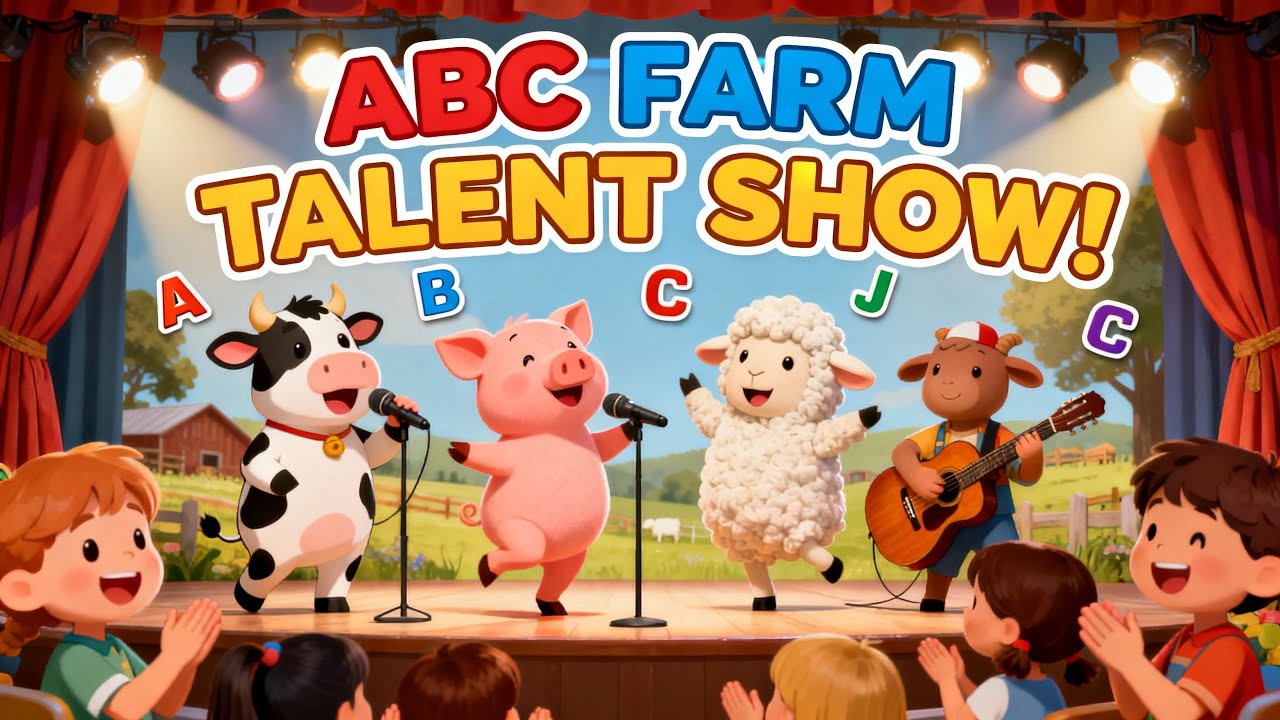 Шоу талантов с животными на ферме ABC | Изучаем алфавит с помощью dodo verse | Веселое алфавитное...