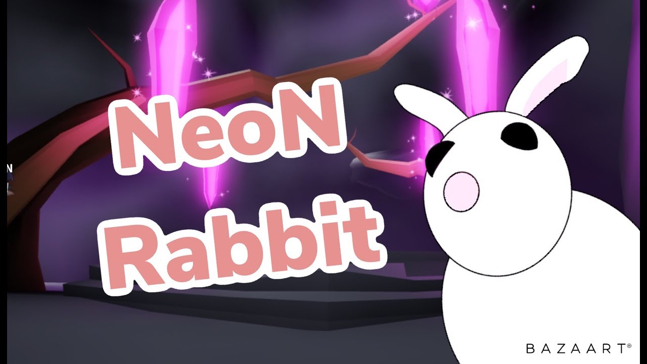 Getting A Neon Rabbit Adopt Me Youtube - roblox adopt me rabbit