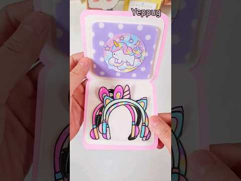 누구 <strong>헤드셋이</strong> 제일 귀여워요? #headset #shorts  #diy #paperdolls #craft #종이구관 #종이인형 #종이놀이