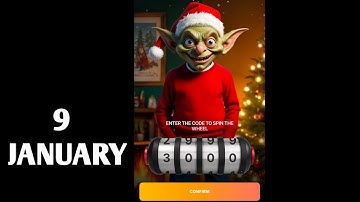 9 January Goblin Mine Game Code | GoblinMine Game Gift Bags Code | Goblin MineGame Dailly Code