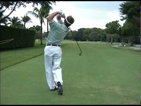 Fred Funk 3 wood down the line