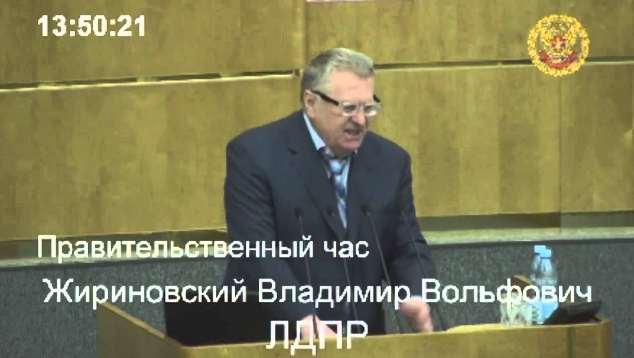 Жириновский: майдан воспитан на декабристах. Спич во славу Мединского