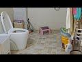 Deep Cleaning the Bathroom Before Moving Out | Satisfying Bathroom Reset