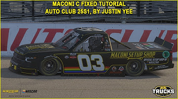 iRacing Maconi C-Fixed Trucks Auto Club Guide to Qualifying and Race 25S1
