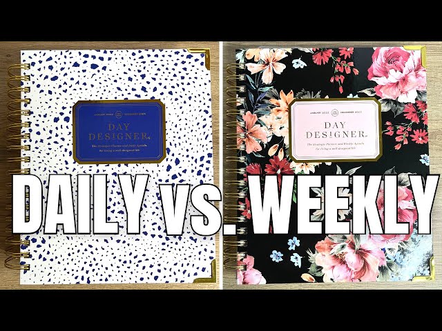 Day Designer Daily Comparison  Flagship vs. Blue Sky Planners 