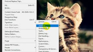 How To Enable Disbale Show Menu Colors In Photoshop Cc