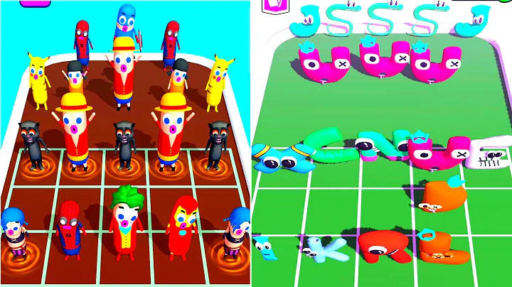 ALPHABET LORE RUN, NEW UPDATE, ABCDEFGHIJKLMNOPQRSTUVWXYZ, MERGE MASTER SUPER HERO, MAX LEVELS 💛