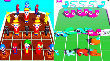 ALPHABET LORE RUN, NEW UPDATE, ABCDEFGHIJKLMNOPQRSTUVWXYZ, MERGE MASTER SUPER HERO, MAX LEVELS 💛