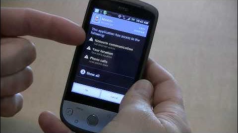 HTC Hero - How to Download an App