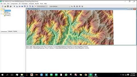 Preparation of basin model from the terrain datasets (DEM) in HEC-HMS 4.5 #hec-hms