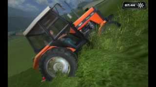 HD Farming simulator -  MULTIPLAYER extreme grass cutting!