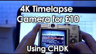 How to install CHDK for Time Lapse on any Canon Powershot Camera. 4K Quality Timelapse