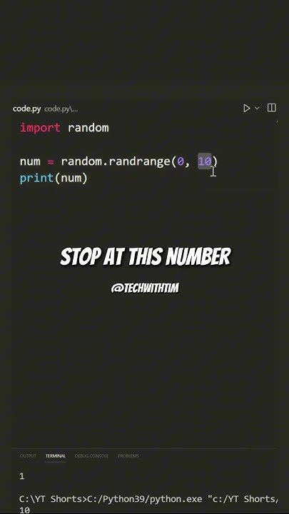 How to generate a random number in Python - YouTube