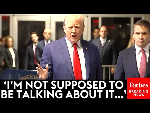 BREAKING NEWS: Trump Rails About Gag Order, Judge Before Hearing In NYC Hush Money Trial