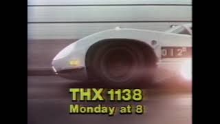 80&#39;s Ads THX 1138 TV Spot WLVI TV 56 Boston 1984 remastered