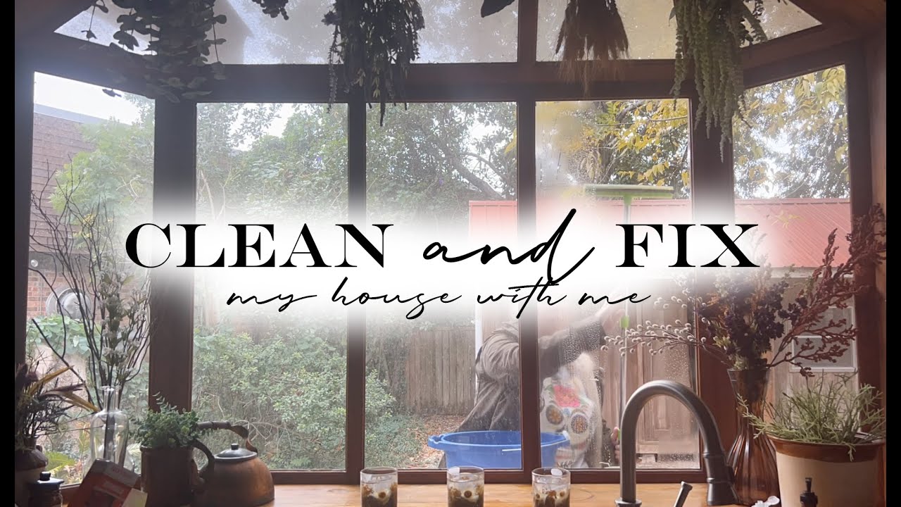 fixing all the stuff in my house that my Airbnb renters broke *CLEAN AND FIX WITH ME*