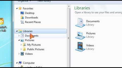 Windows 7 Tutorial - How to restore missing library folders