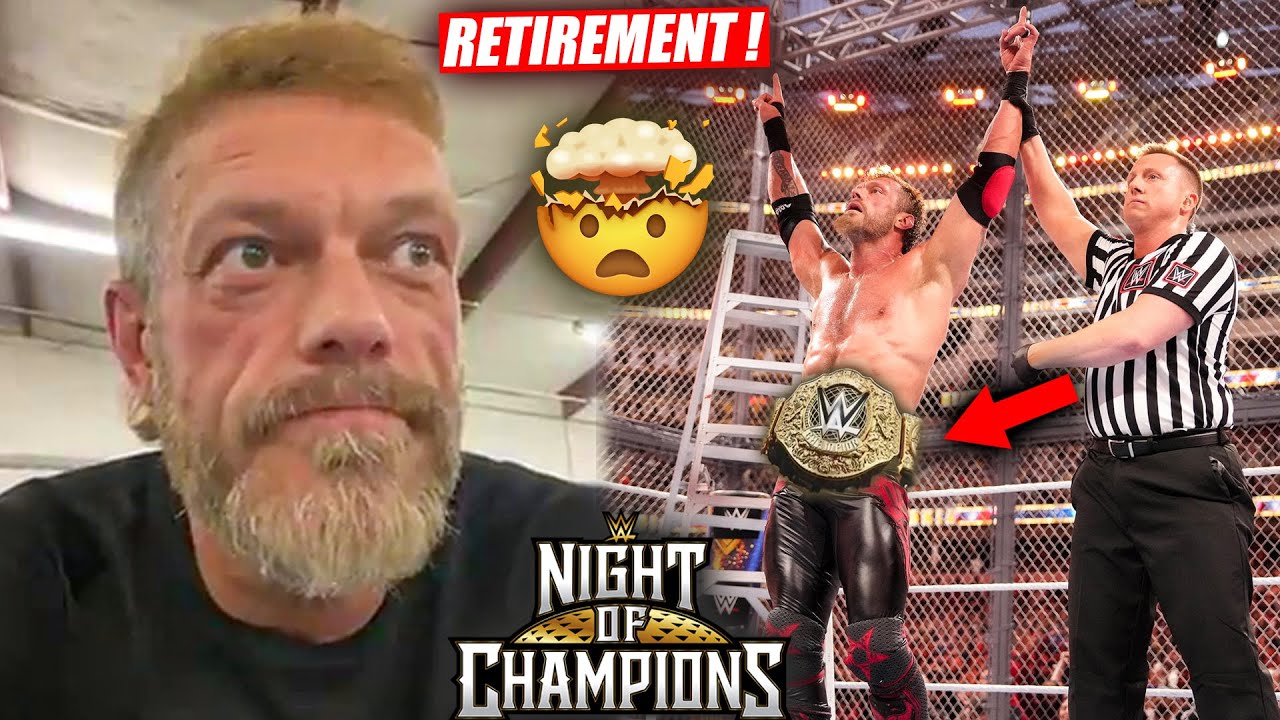SHOCKING ! EDGE Announced WWE RETIREMENT 🤯 EDGE WINNING World