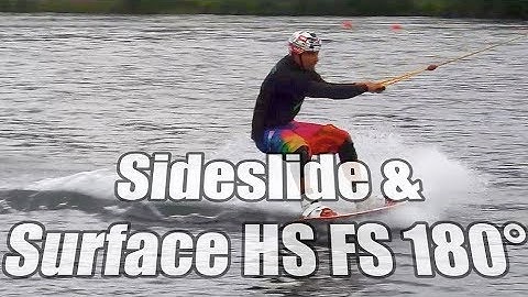 Sideslide & Surface HS FS 180 Wakeboard Tutorial [ENG]