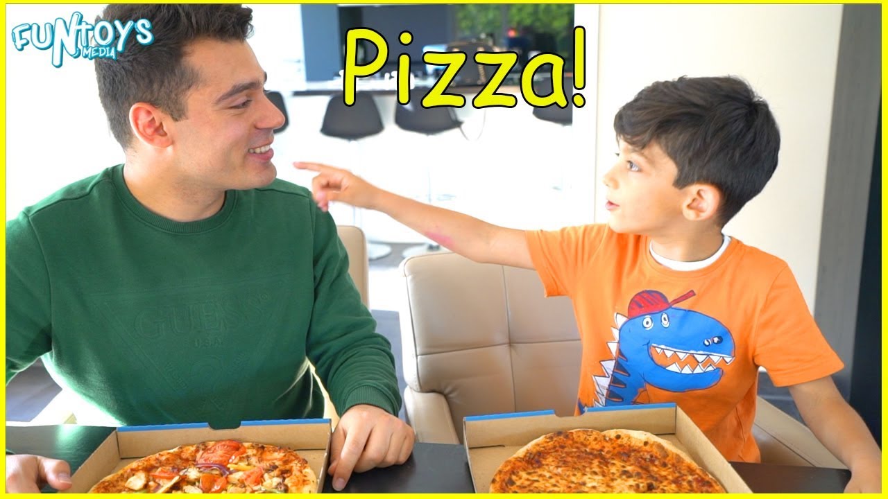 Jason orders Pizza for Delivery Funny Kids video by FunToysMedia