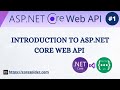 1 introduction to aspnet core web api  aspnet core web api tutorial