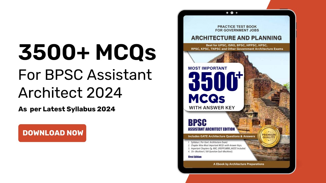 BPSC Architect Study Material 2024 | MCQs Test | Practice Test