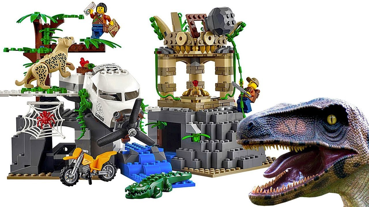 Лего Сити Джунгли СТАНЦИЯ ИССЛЕДОВАТЕЛЕЙ 60161 Поиск сокровищ Lego City Jungle Exploration 60157