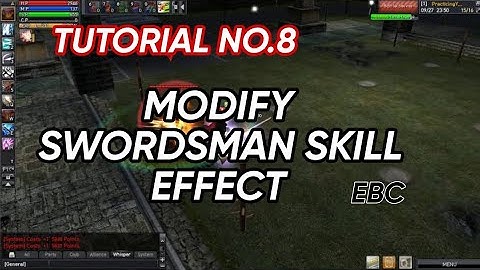 NO.8 RAN TUTORIAL | MODIFY SKILL EFFECT SWORDSMAN | RAN ONLINE