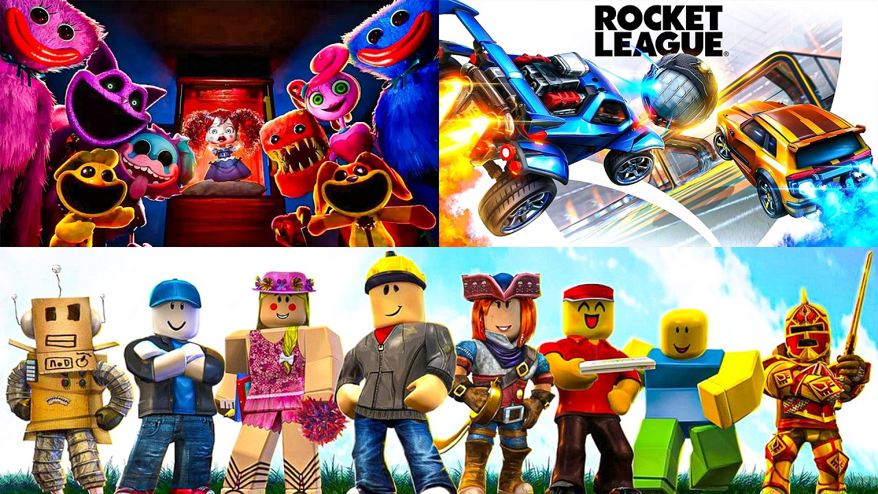 Poppy Playtime Lore🐸Rocket League🐸Roblox🐸Reactions - YouTube