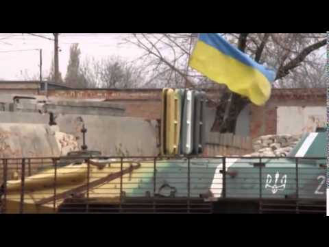 Донецк Авдеевка Блокпост Украинской армии в день выборов в ДНР Украина Новости Сегодня 04 11 14