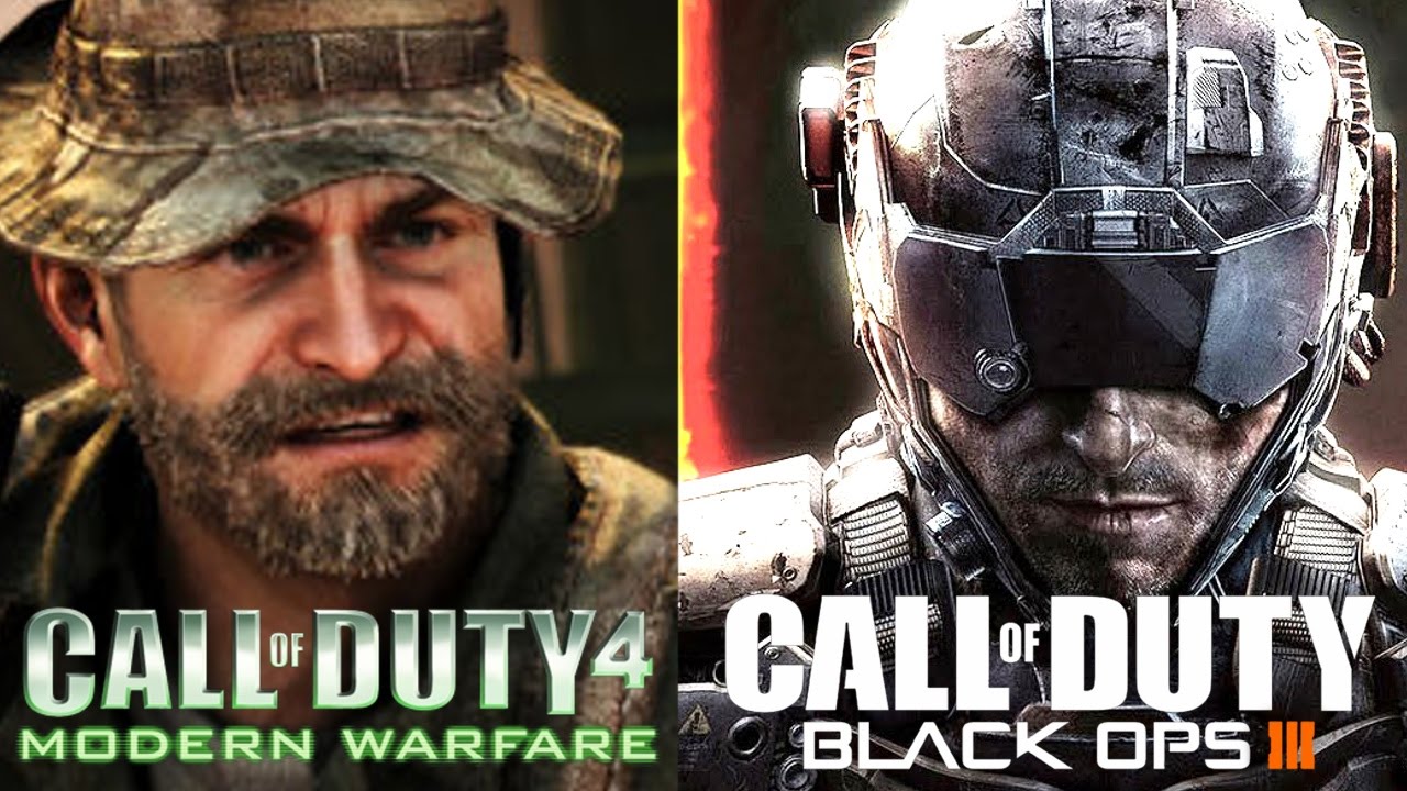 BLACK OPS 3 vs CALL OF DUTY 4 (Multiplayer Gameplay) YouTube