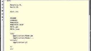 CPAN Distribution directory layout for Perl modules