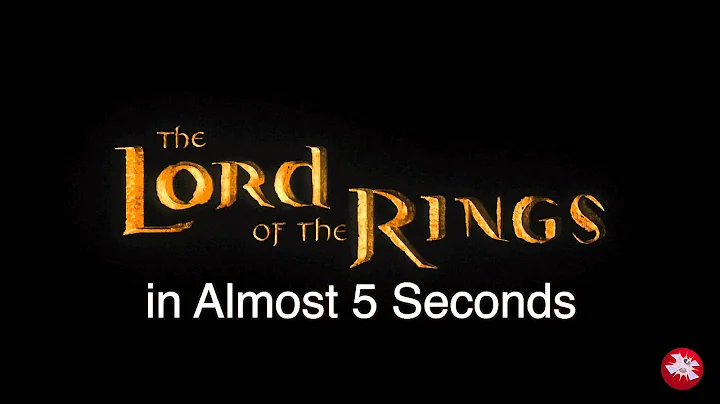 Fellowship of the Rings in Almost 5 Seconds (Remas...