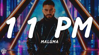 Maluma - 11 PM (Letra)