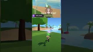 Trick shot - Super Battle Golf #vtuber #funnystreammoments