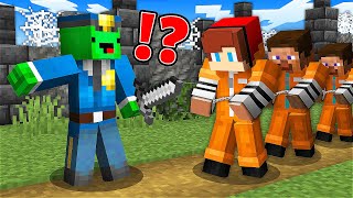 How JJ Prisoner Escapes from Mikey Prison in Minecraft ? - ( Maizen )