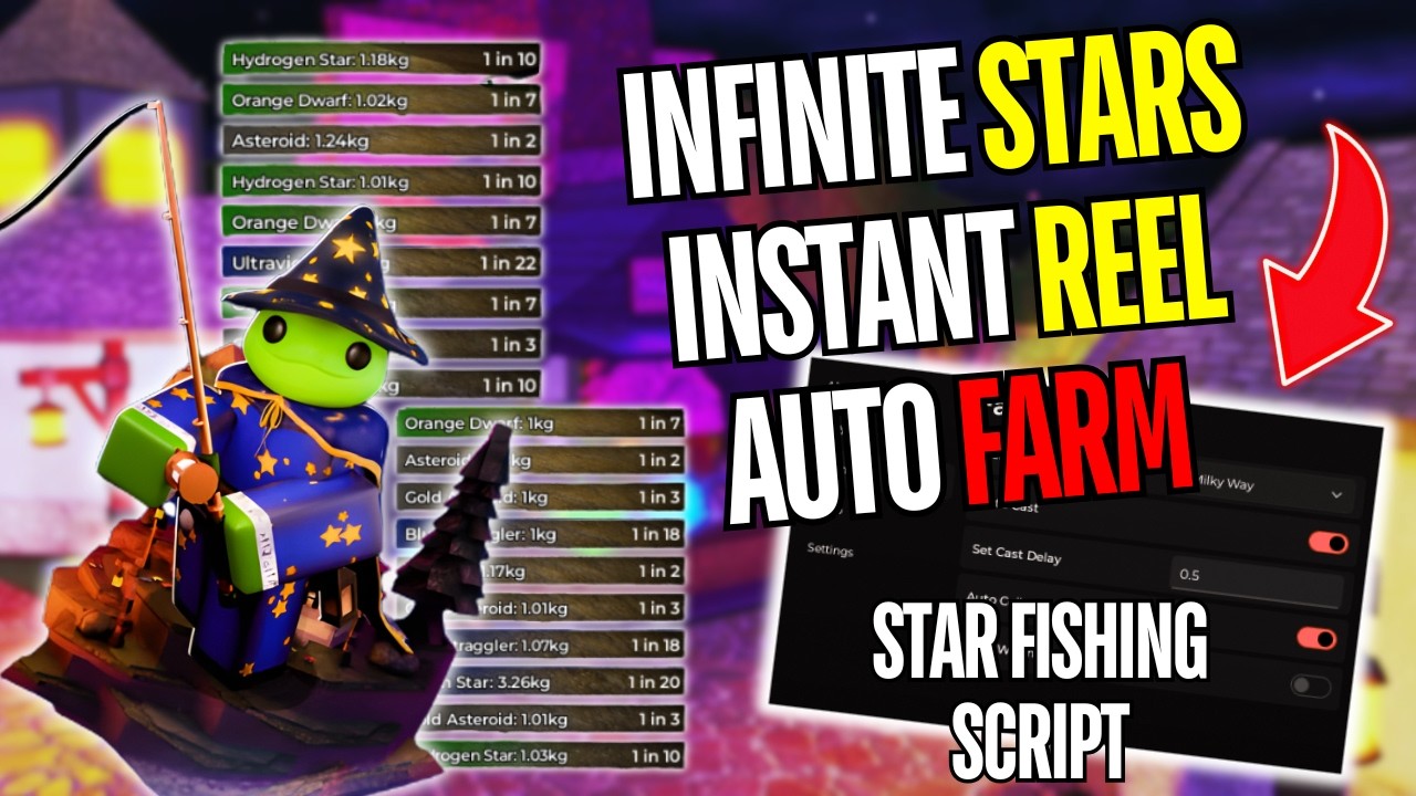 [⭐🐟 НОВИНКА] Скрипт для рыбалки на звёздах – АВТОФАРМ | АВТОЛОВЛЯ | БЕСКОНЕЧНЫЕ ЗВЕЗДЫ | МГНОВЕНН...