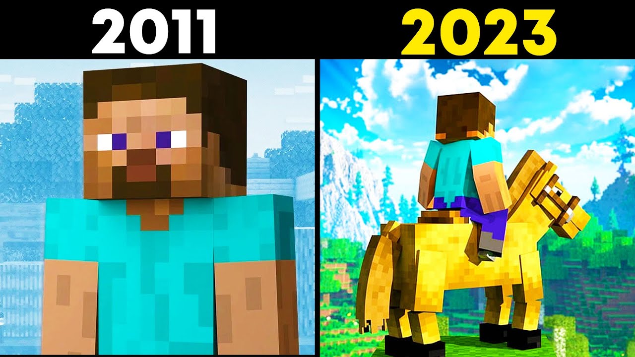 Minecraft 2023 vs Minecraft 2011😢💔 #minecraft #minecraftlatam