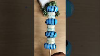 Blue clay with white bubulgum candy #youtubeshorts #shortvideo #viralvideo