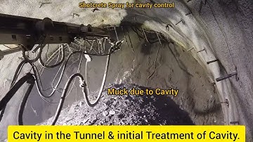 [ Cavity open in the Railway Tunnel and initial Treatment of Cavity Portion ]