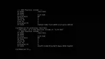 Creación y administración de Volumenes en Debian (LVM)