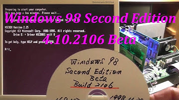 Windows 98 Second Edition Build 2106