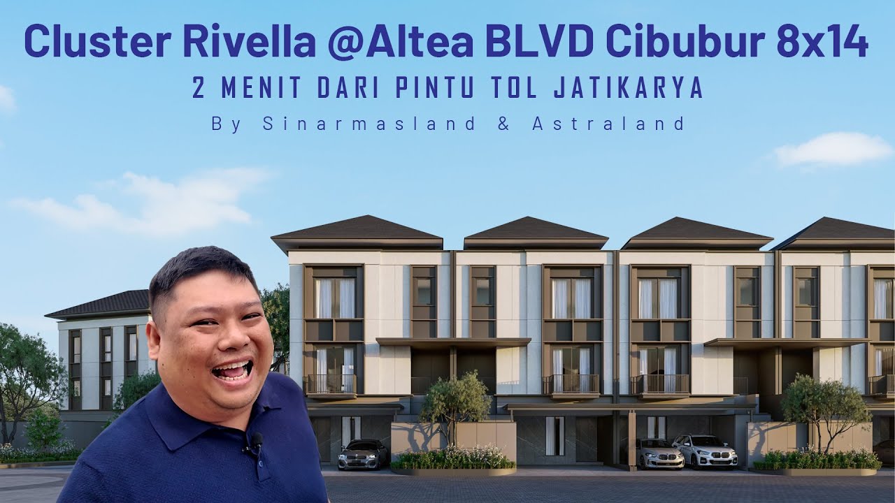 #housetour Cluster Rivella @Altea BLVD Cibubur 8x14 | Perumahan Eksklusif di Cibubur