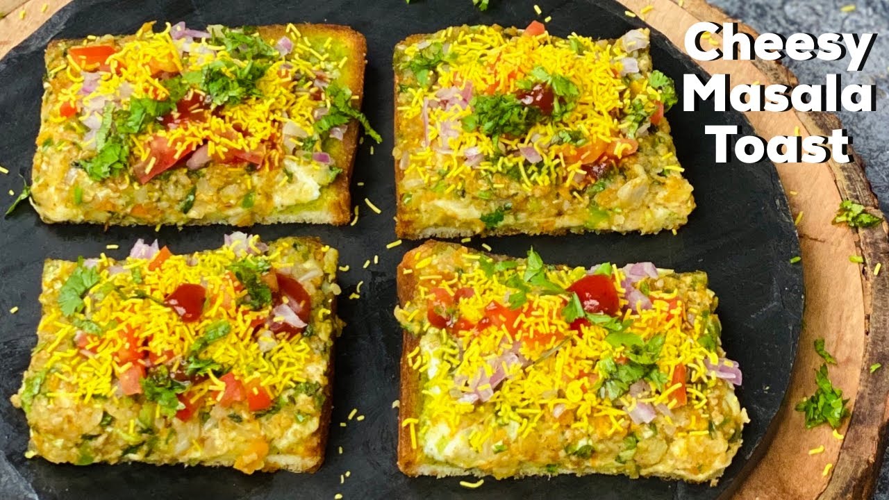 Cheesy Chutney Masala toast | Masala Toast Recipe | mumbai masala toast| Flavourful Food
