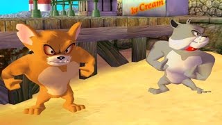 Tom And Jerry War Of The Whiskers - Monster Jerry And Spike Vs Tom And Butch - Funny Video Games