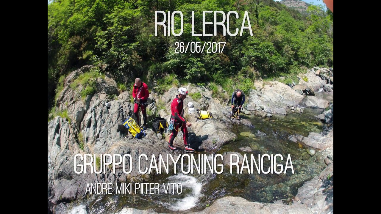 Canyoning Rio Lerca 26 Maggio 2017