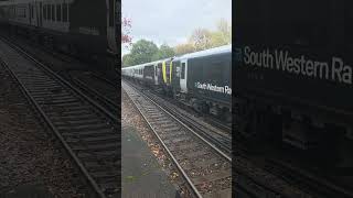 SWR 444015 &amp; 444013 approaching Southampton Apt for Weymouth &amp; Poole - 31st Oct 2025 #trainspotting