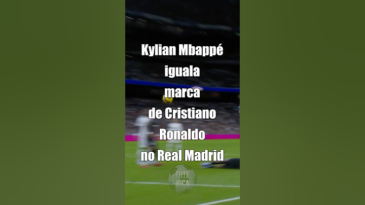 KYLIAN MBAPPÉ iguala marca de CRISTIANO RONALDO no Real Madrid #mbappe #realmadrid #cr7